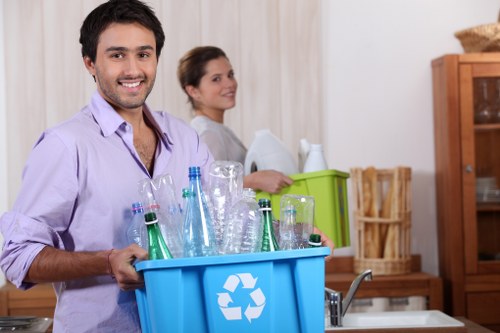 Professional office clearance team at work in Muswellhill